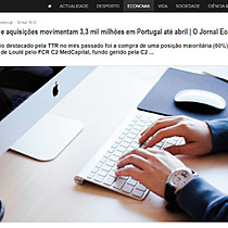 Fuses e aquisies movimentam 3,3 mil milhes em Portugal at abril | O Jornal Econmico